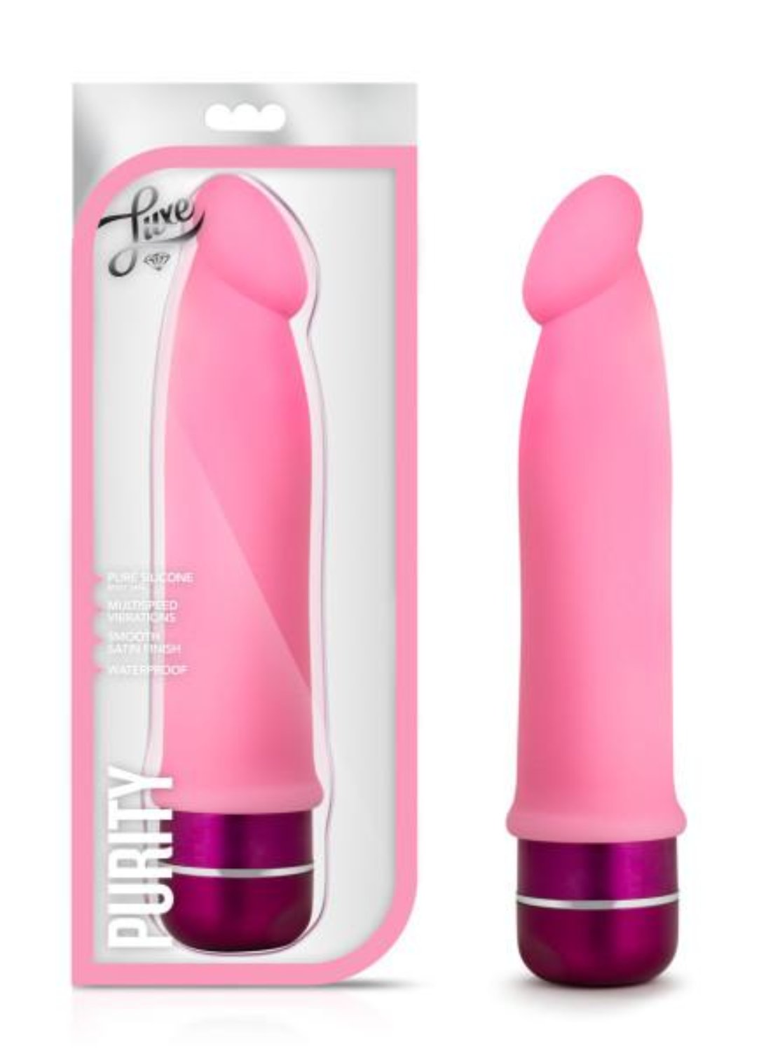 Purity Silicone Vibrator Pink - Vibrators - www.Coyha.com