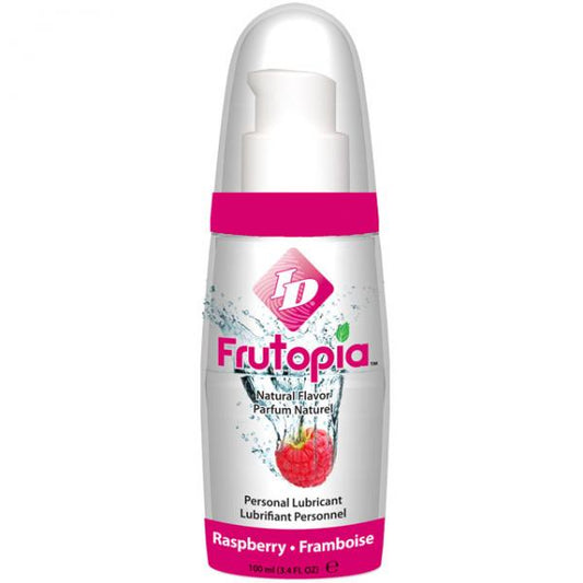 Id Frutopia Raspberry Flavored Lubricant 3.4 Fl Oz - Lubes & Lotions - www.Coyha.com