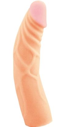 X5 7.5 inches Cock With Flexible Spine Beige - Dildos - www.Coyha.com