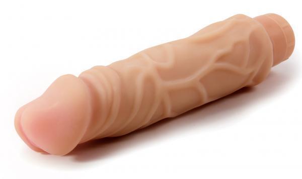 X5 Hard On Vibe 9 inches Waterproof Dildo - Beige - Vibrators - www.Coyha.com