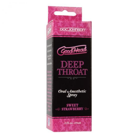 Goodhead Deep Throat Spray Sweet Strawberry 2oz - Lubes & Lotions - www.Coyha.com