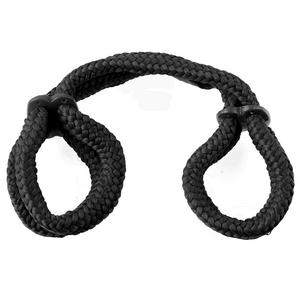 Fetish Fantasy Silk Rope Love Cuffs Black - Bondage - www.Coyha.com