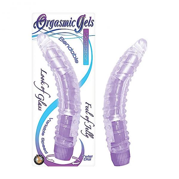 Orgasmic Gels Sensation Purple Vibrator - Vibrators - www.Coyha.com