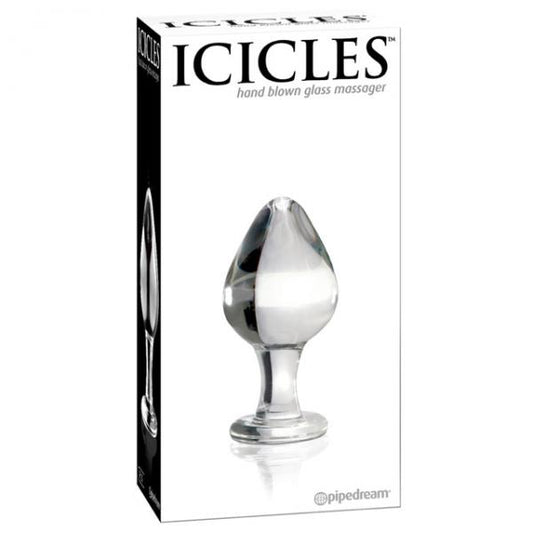 Icicles No 25 Glass Anal Plug Clear - Anal Toys - www.Coyha.com