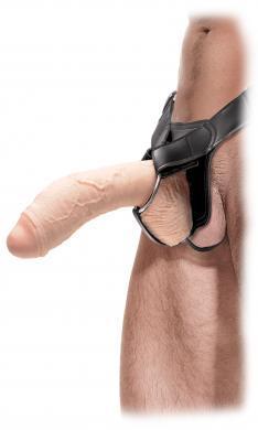 Fetish Fantasy Extreme Hollow Strap On Beige - Men's Toys - www.Coyha.com