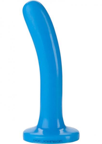 Platinum Premium Silicone The Slim Dildo - Blue - Dildos - www.Coyha.com