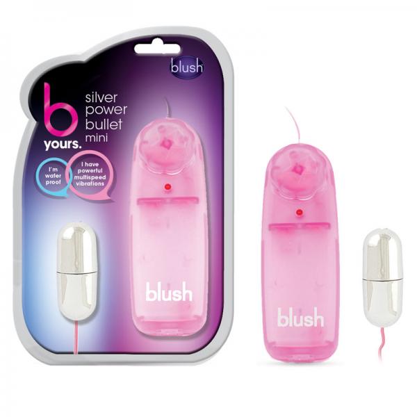 Silver Bullet Mini Vibrator Pink Power Control - Vibrators - www.Coyha.com