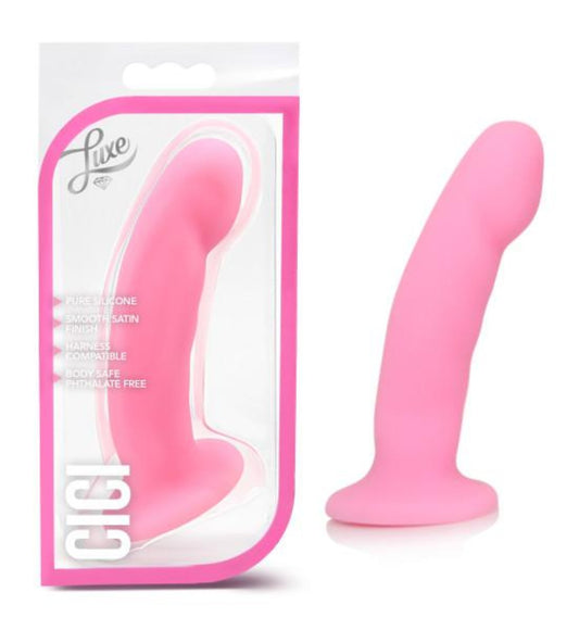 Luxe Cici Pure Silicone Pink Dildo - Dildos - www.Coyha.com