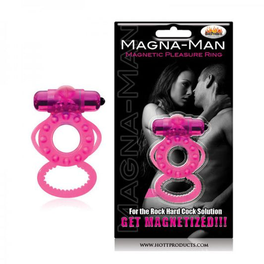 Magna Man Magnetic Ring Magenta - Men's Toys - www.Coyha.com