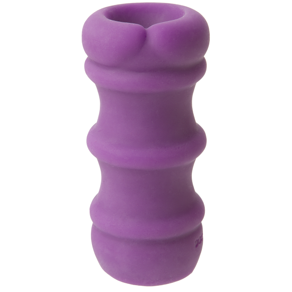 Mood Pleaser Thick Ribbed Purple Masturbator - Men's Toys - www.Coyha.com