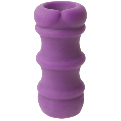 Mood Pleaser Thick Ribbed Purple Masturbator - Men's Toys - www.Coyha.com