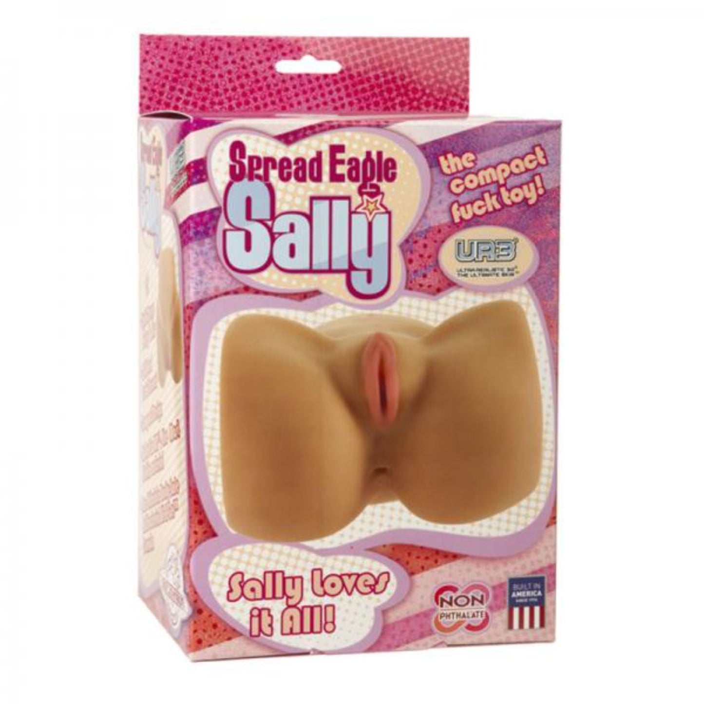 Spread Eagle Sally Compact Masturbator Sex Doll Beige - Men's Toys - www.Coyha.com