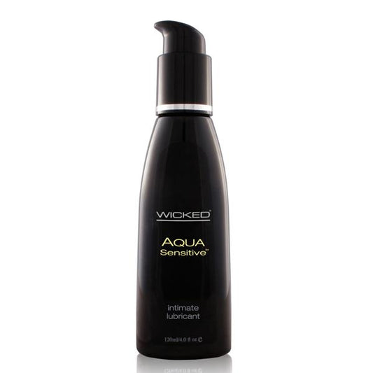 Wicked Aqua Sensitive Lubricant 4oz. - Lubes & Lotions - www.Coyha.com