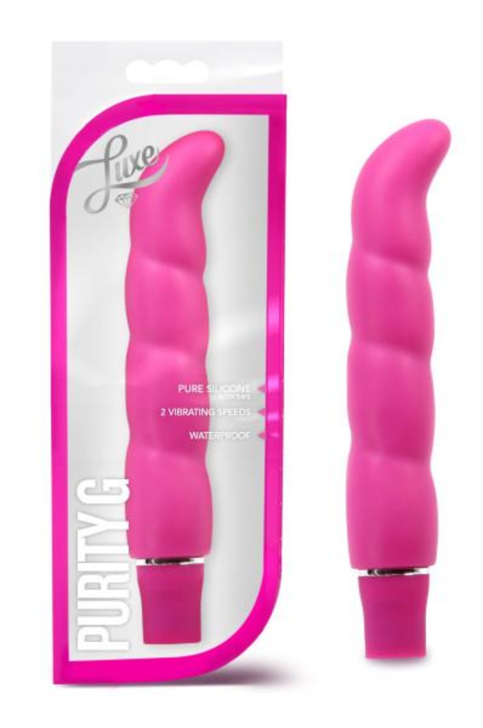 Purity G Silicone Pink Vibrator - Vibrators - www.Coyha.com