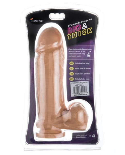 Thick Cock Balls 9 Inches Suction Cup Beige Dildo - Dildos - www.Coyha.com