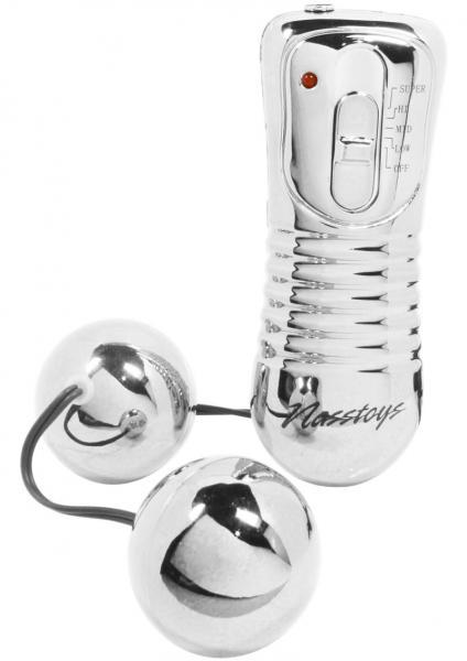 Nen Wa Balls Waterproof Vibrating Balls - Silver - Extras - www.Coyha.com