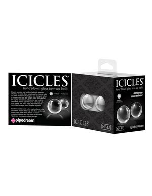 Icicles No 42 Medium Glass Ben Wa Balls Clear - Extras - www.Coyha.com