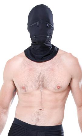 Fetish Fantasy Black Zipper Face Hood O/S - Bondage - www.Coyha.com