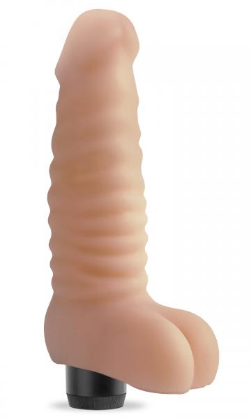 Real Feel No 13 Beige Vibrating Dildo - Vibrators - www.Coyha.com