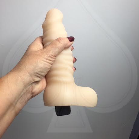 Real Feel No 13 Beige Vibrating Dildo - Vibrators - www.Coyha.com