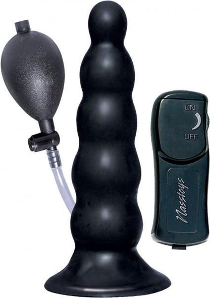 Ram Inflatable Vibrating Anal Expander Black - Anal Toys - www.Coyha.com