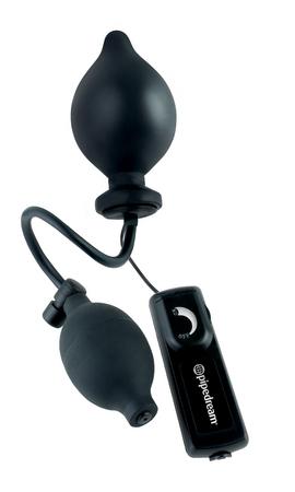 Inflatable Sphincter Stretcher Butt Plug Large Black - Anal Toys - www.Coyha.com