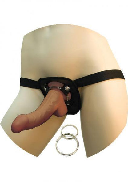 Latin American Whoppers 6.5in Dong Universal Harness - Dildos - www.Coyha.com