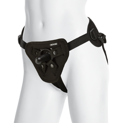 Vac-U-Lock Corset Harness - Black - Dildos - www.Coyha.com