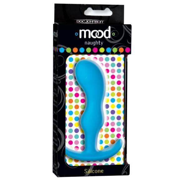 Mood - Naughty 2 - Large Blue Silicone Butt Plug - Anal Toys - www.Coyha.com