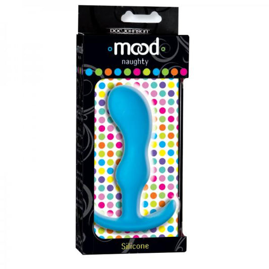 Mood - Naughty 2 - Large Blue Silicone Butt Plug - Anal Toys - www.Coyha.com