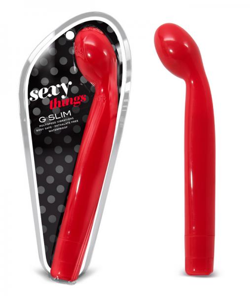 Sexy Things G Slim Scarlet Red G-Spot Vibrator - Vibrators - www.Coyha.com