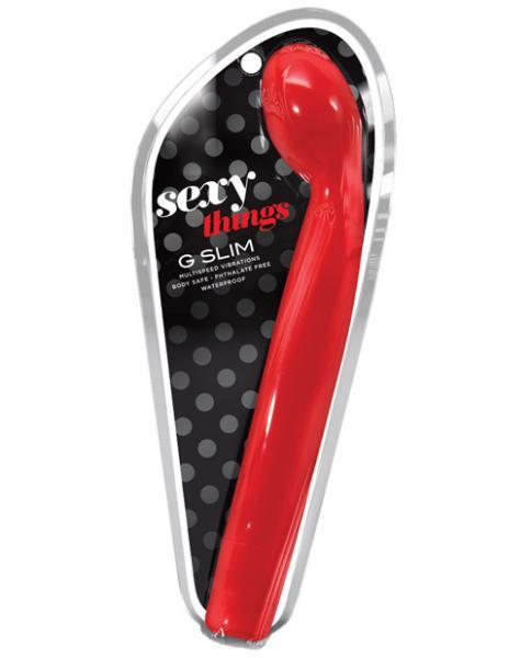 Sexy Things G Slim Scarlet Red G-Spot Vibrator - Vibrators - www.Coyha.com