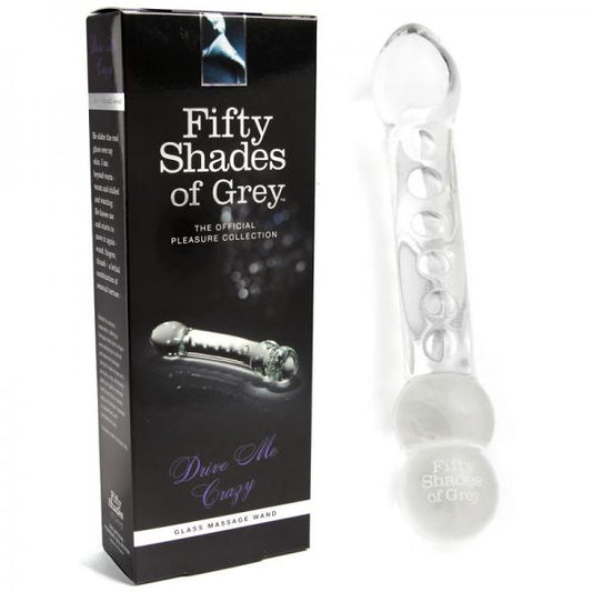 Fifty Shades of Grey Drive Me Crazy Glass Massage Wand - Dildos - www.Coyha.com