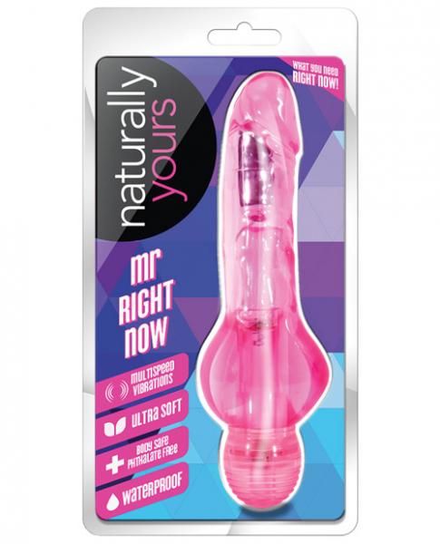 Mr Right Now Pink Realistic Vibrator - Vibrators - www.Coyha.com