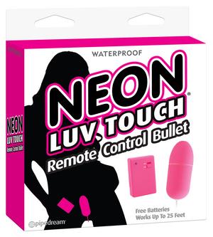 Neon Luv Touch Remote Control Bullet Vibrator Pink - Vibrators - www.Coyha.com