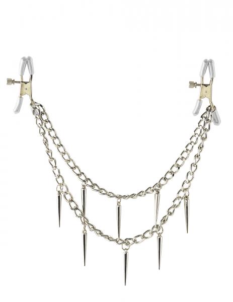 Fetish Fantasy Rock Hard Nipple Clamps Silver - Bondage - www.Coyha.com