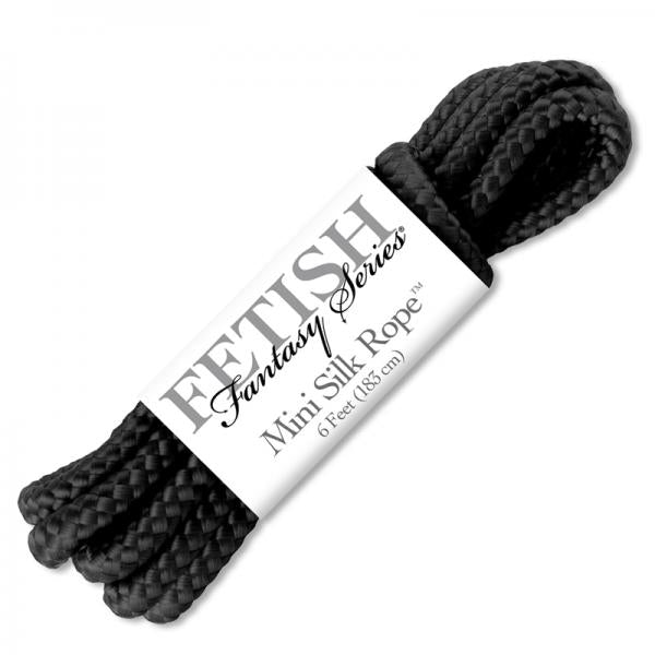 Fetish Fantasy Mini Silk Rope Black - Bondage - www.Coyha.com