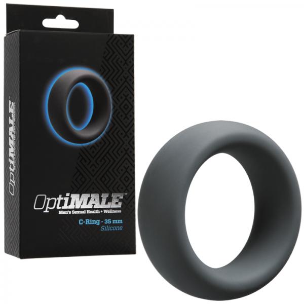 OPTIMALE - C-Ring Thick - 35mm - Slate - Men's Toys - www.Coyha.com