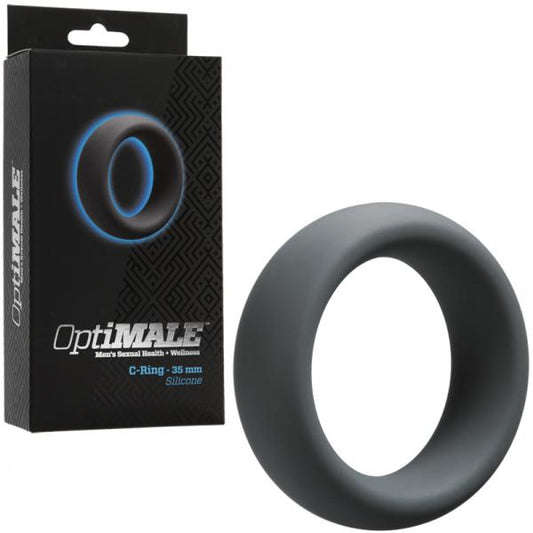 Optimale C-Ring Thick 40mm Slate - Men's Toys - www.Coyha.com