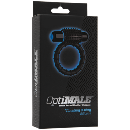 Optimale Vibrating C-Ring Black - Men's Toys - www.Coyha.com