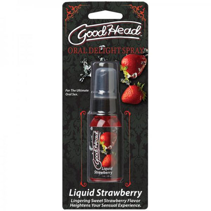 Goodhead Oral Delight Spray Liquid Strawberry 1oz - Lubes & Lotions - www.Coyha.com