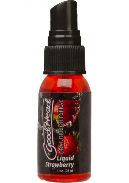 Goodhead Oral Delight Spray Liquid Strawberry 1oz - Lubes & Lotions - www.Coyha.com