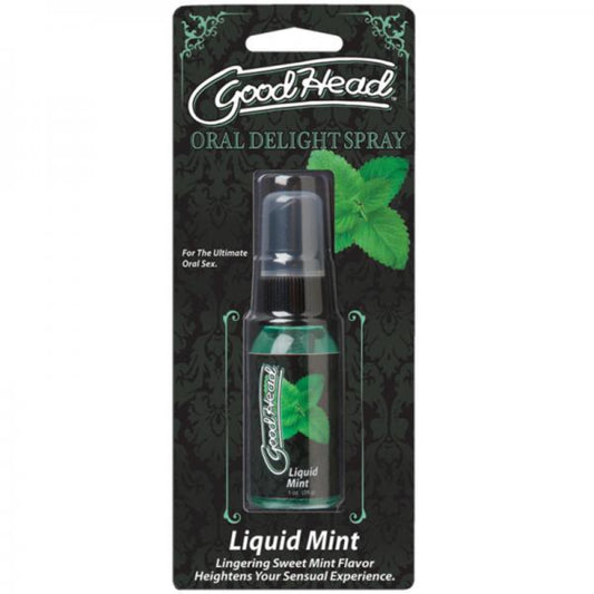 Goodhead - Oral Delight Spray - Liquid Mint 1oz - Lubes & Lotions - www.Coyha.com