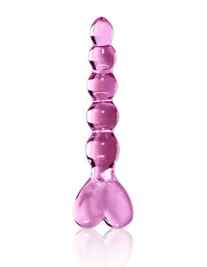 Icicles No 43 Pink Glass Beaded Massager - Dildos - www.Coyha.com