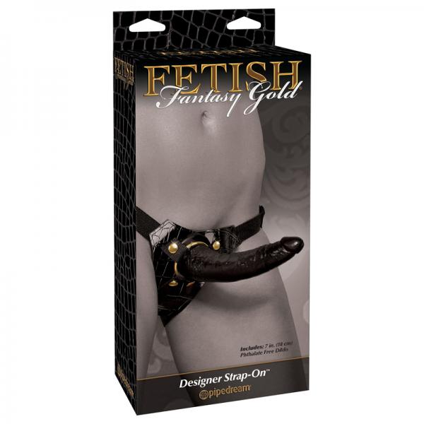 Fetish Fantasy Gold Designer Strap On Black - Dildos - www.Coyha.com