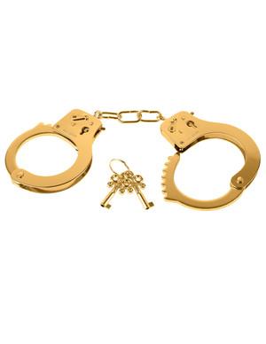 Fetish Fantasy Gold Metal Cuffs Handcuffs - Bondage - www.Coyha.com