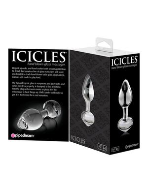 Icicles No. 44 Clear Butt Plug - Anal Toys - www.Coyha.com