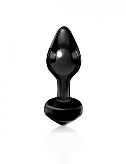 Icicles No. 44 Black Glass Butt Plug - Anal Toys - www.Coyha.com