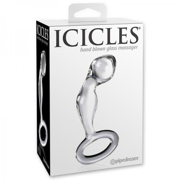 Icicles No 46 Clear Glass Butt Plug - Anal Toys - www.Coyha.com