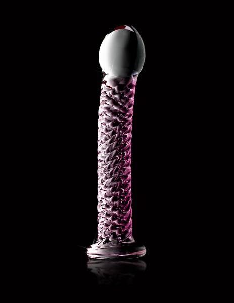 Icicles No 53 Pink Glass Massager - Dildos - www.Coyha.com